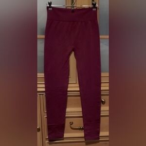 Adult Maroon Leggings